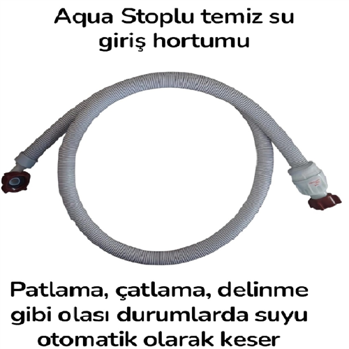 AQUASTOPLU TEMİZ SU HORTUMU 1,5 METRE